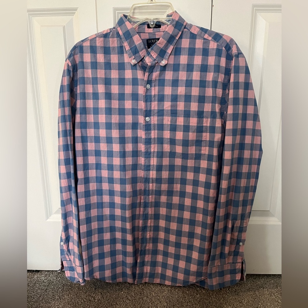 J.Crew Classic Flex Washed Shirt Size Large